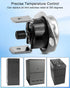 2 PCS Vaticas L350F Limit Switch Thermostat Fit for Amana Goodman Furnace Replace 47-22861-01 36TX16 611871 SLR350 L350F 10123532 Limit Switch Manual Reset 350 °F Cut Out Temperature 1/4" Terminal