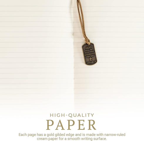 Divinity Boutique Journal, Man of God with Black Cross Charm, Cross Black (22880)