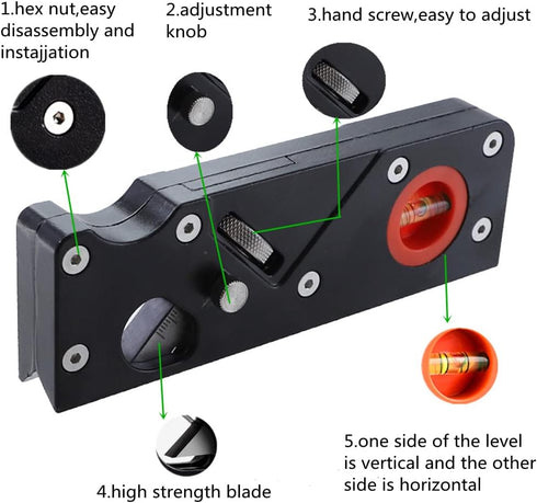 szhdxsy, Wood Planar carpenter's edge trimming tool, suitable for manual chamfering and planing of wood quick trimming,for Quick Edge Trimming and Chamfering,Black