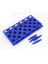 uxcell a14120400ux0370 Laboratory Plastic 28 Hole 17mm Dia 15ML Centrifugal Tube Rack Holder
