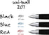 Uni-Ball Signo 207 Gel Pen, 12 Pack, 0.5mm, Black Writing Instrument