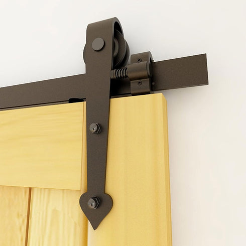2PCS Adjustable Barn Door Stopper - Fit for 1.57inch/40mm Flat Track, Sliding Barn Door Hardware Accessories