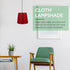 Bulb Beaupretty Medium Lamp Shade, Stylish Lampshade Cloth Lamp Cover Clip Type Bedroom Lampshade for Table Lamp