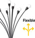 Sensor Brite Solar Garden Lights, Pack of 2 Adjustable Outdoor Lights with 10-Hour Illumination