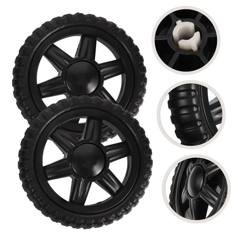 4Pcs PRETYZOOM Replacement Rolling Grocery for Easy Navigation Stairs and Stable Design for Shopping Carts and Hand