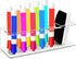 MHADBKH Acrylic Wall Dry Wipe Marker Holder Wall Mounted Pen Bracket Office Accessories Storage Rack Stylish Stationery