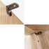 SDTWZW 5mm Closet Holders,16 Shelf Pegs L-Shaped Cabinet Support Pins Bracket Style Clips for Bookcase Kitchen Shelves