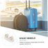 8pcs Self-Adhesive Storage Box Casters Easy Installation Furniture Wheels for Organizing Under-Bed Storage Plastic