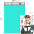Fuxury Large Teal Poly Mailers 14.5x19'' 200Pc, Waterproof Shipping Bags for Clothing, Strong Adhesive