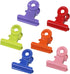 Coideal Colored Bulldog Paper Clips, 30 Pack, 0.87 Inch Small Metal Mini Binder Clips for Office, Home, Kitchen
