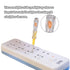 Fielect 2Pcs Voltage Tester Screwdriver, Contact Voltage Tester Pen for Circuit Detection 100-500V