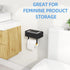 SUS304 JUYSON Toilet Paper Holder with Shelf, Flushable Wipes Dispenser Fits for Bathroom Wipe Storage, Keep Your Wipes