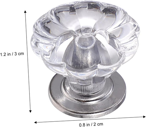 POPETPOP 6-Pack Mini Smooth Knobs for Jewelry Box - Stylish Replacement Pulls