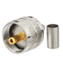 wlaniot PL259 + SO239 Crimp Connectors Kit for RG58 RG142 RG400 LMR195 Coaxial Jumper Cable