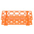 YOKIVE Tube Rack, Polypropylene Holder for 50ml, 15ml, 10ml Lab Test Tubes (Orange, 28-Sockets)