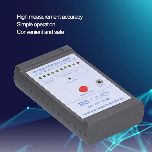 Surface Resistance Meter, Digital Earth Tester Insulation Resistance Tester, Insulation Resistance Testing, Anti Static Table Mat Tester, Surface Resistance Tester