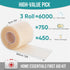 YHOVID 3Pcs (2in 12ft 3Roll) Hydrocolloid Roll for Wound Care, Hydrocolloid Patch Bandages with Self-Adhesive, Bed Sore
