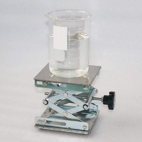 Stainless Steel Lab Jack, Scissor Stand Platform, 4" x 4"