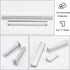 KGUDYS 4-Piece Hardware,90mm/3.5in Finger Edge Pull Handles,Kitchen Cabinet Handles,Aluminium Furniture