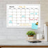 Umtiit Monthly Calendar Dry Erase Whiteboard, 10.6 x 14.5 inch, White Wood Frame for Planning and Schedule