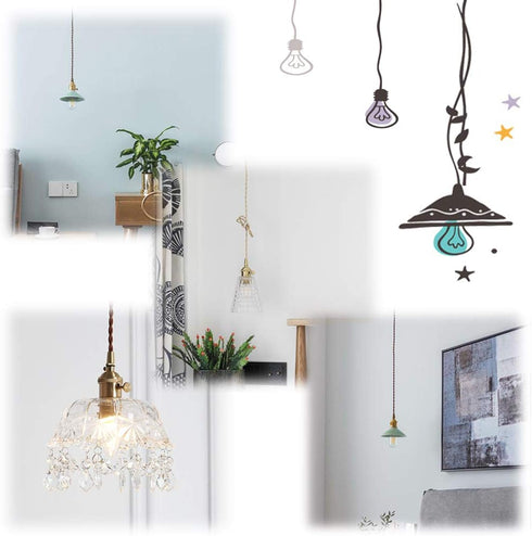20 Retro Metal Pcs Strain Relief Cord Connector Pendant Lighting Cord,PRUNLLA Aluminum Threaded Cord Grip Wire Clamp