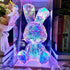Aladdinas LED Teddy Bear Night Light, Holographic Iridescent Design, Nursery Decor Display Box