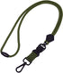 Wisdompro 2 Pack of 23 inch Durable Round Cord Heavy Duty Lanyard with Safety Breakaway Buckle, Detachable Buckle and