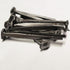 3.5”- CLINCH ROSE HEAD Nails - Metallic Color - Antique Rustic Restoration Accent Nails for Hanging, Furniture, Flooring