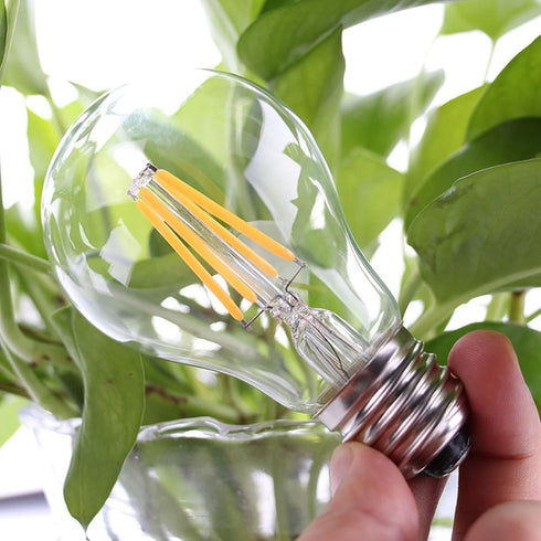 DC12V A19 Bulbs, E26 4W (40-Watt Bulbs, 12V Dimmable Bulbs 2700K Pack 4 LED Vintage Light Base Replacement) Edison