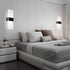 Mobestech LED Wall Light Modern Acrylic Wall Sconce Rectangle Wall Lamp for Bedroom Living Room Stairway Hotel Hallway