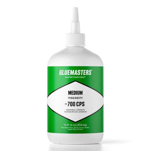 GLUE MASTERS Professional Grade Super Glue, 16 OZ, Medium Viscosity for Woodworking