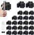 JAMEND CLXP 24PCS Broom and Mop Holder, Heavy Duty Garden Tool Organizer Rack Rake