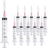 100 Pack 10ml 18Ga Lab Syringe Tools, Individually Packed with Measurement