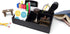 Castle Armory Leatherette Desk Organizer Caddy, All-in-one Clutter Organizer for Office, Home, Personal Supplies