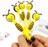 MIAO YUAN 40PCS Cute Bees Gel Pens - Bumble Bee Party Favors for Child, Women, Coworkers, Black Ink