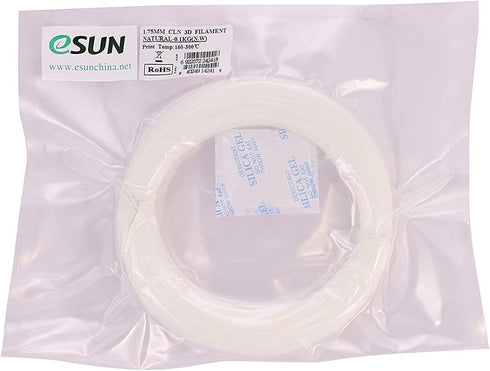 eSUN 1.75mm Cleaning Filament - 100g Spool for 3D Printing, Prevents Nozzles and Extruders Clogging, Natural