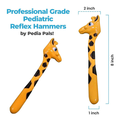 Hammer Hammer Pedia Pals Giraffe Reflex for Kids Pediatric Percussion with User-friendly Design, Non-Toxic