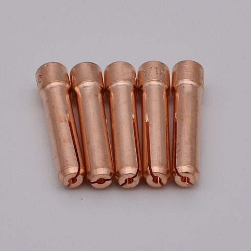 TIG Welding Torch STUBBY Gas Lens Collet Body 17GL116 1/16" & Collet 10N23S, Copper Consumables KIT, 10PCS