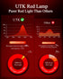 Generic 670nm 2 3 2H Red Light Night Light for Bedroom - Sleep-Enhancing Lamp, Color Mode, Brightness Level, Touch