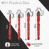 FOCSTOL 10pcs Carbide Masonry Concrete Drill Bit Set with Quick Change Hex Shank for Wood, Plastic, Foam, Tiles
