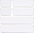 Simple Houseware Clear Drawer Organizer, Assorted Sizes, 6 Packs for Office Storage