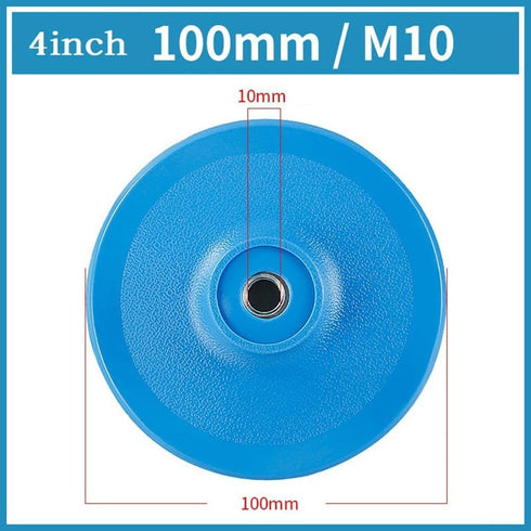 Floweringbeter 34inch (4inch M10) Sanding Disc Backing Pad Suitable for Use with Buffing and Polishing Pads Featuring
