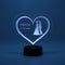 Customizable Color Change LED Sign with Premium USA Made Acrylic Personalized Wedding