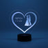 Customizable Color Change LED Sign with Premium USA Made Acrylic Personalized Wedding