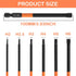 JONMON Allen Wrench Screwdriver Bits - H2-H6 Quick Change S2 Steel Magnetic Hex Head Impact Drill Bits Power & Hand Tools with 1/4 Inch Shank, 3.93 Inch Length by JONMON