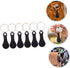 6Pcs Stainless Steel Shopping Cart Tokens Keychain Grocery Trolley Coins Portable Quarter Coin for Supermarket Use