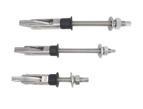 Toggle Anchor Bolts, Heavy Duty Hollow Wall Anchors, 304 Stainless Steel, Pack of 4