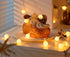WFGGEH 10ft 20 WLD0002 Globe String Lights, LED USB Powered Globe Fairy String Lights Warm White for Birthday Party