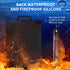 Fireproof Waterproof Rollable Key Case, Compact Storage for 55 Keys, Roll Up Organizer for Hotel, Car Sales, Real Estate