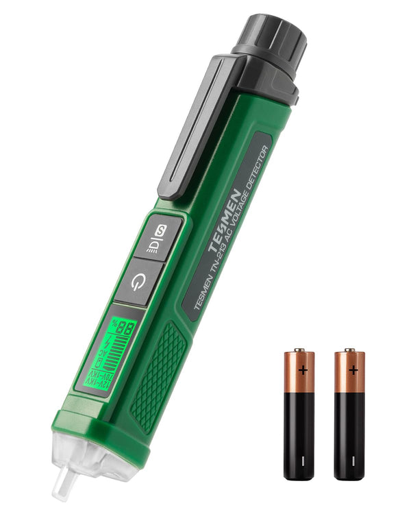 Voltage Tester, TESMEN TN-213 Non-Contact Electrical Tester, AC 12V-/70V-1000V, LCD Display, Buzzer Alarm